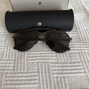 Hublot Black Aviator Sunglasses